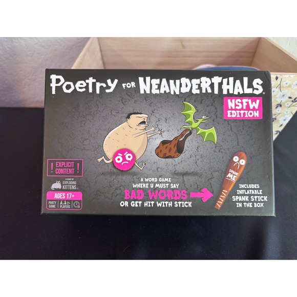 Poetry for Neanderthals NSFW Edition Game by Exploding Kittens Adult - Picture 1 of 3